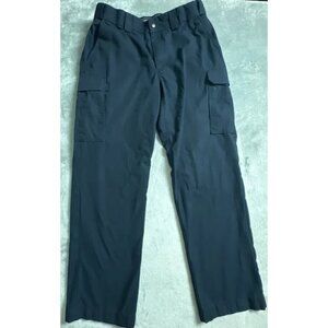 5.11 Tactical Series Cargo Pants Mens Size 36 Dark Blue Straight Ripstop Fabric